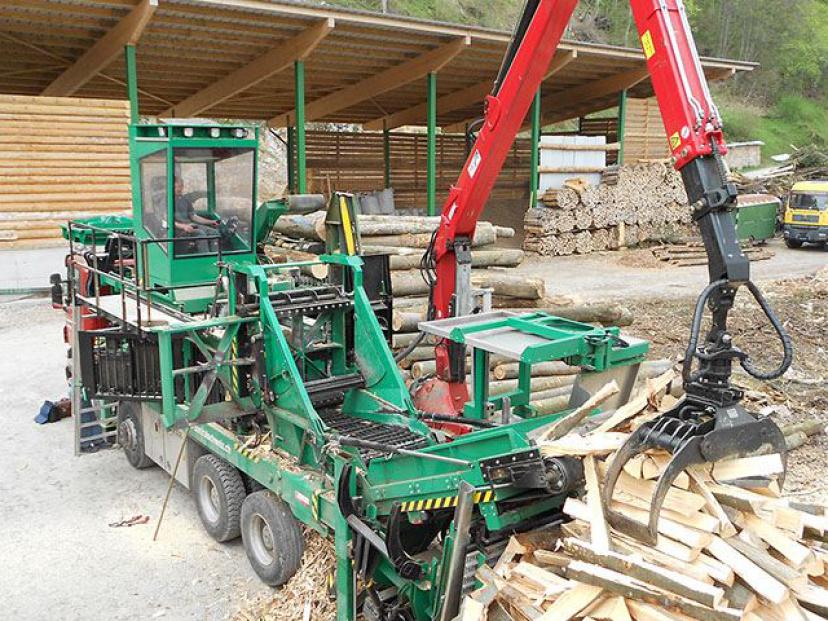 Holzspalten